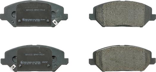 AISIN BPHY-7014 - Set placute frana,frana disc allinparts.ro