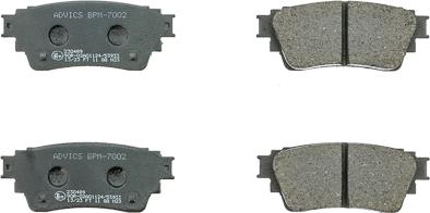 AISIN BPM-7002 - Set placute frana,frana disc allinparts.ro