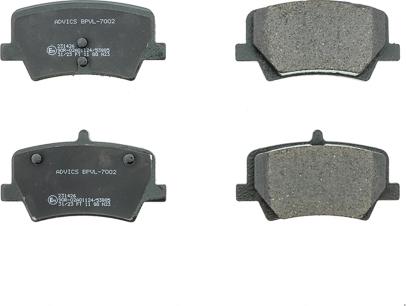 AISIN BPVL-7002 - Set placute frana,frana disc allinparts.ro