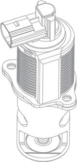 AISIN EGRAZ-7002 - Supapa EGR allinparts.ro