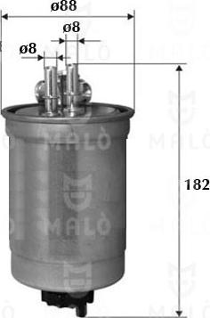 AKRON-MALÒ 1520040 - Filtru combustibil allinparts.ro