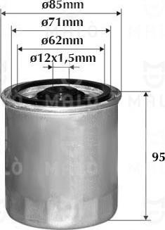 AKRON-MALÒ 1520056 - Filtru combustibil - allinparts.ro