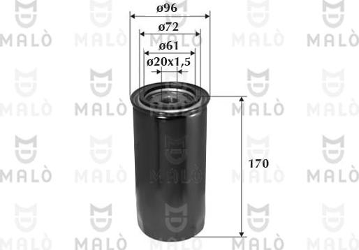 AKRON-MALÒ 1520058 - Filtru combustibil allinparts.ro