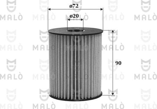 AKRON-MALÒ 1520068 - Filtru combustibil allinparts.ro