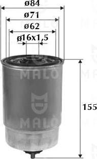 AKRON-MALÒ 1520006 - Filtru combustibil allinparts.ro