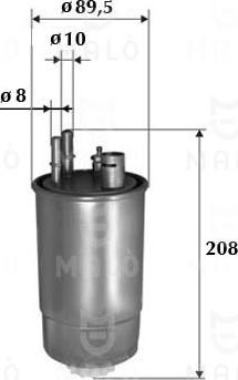 AKRON-MALÒ 1520008 - Filtru combustibil allinparts.ro