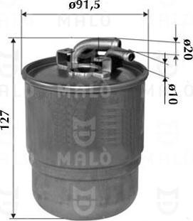AKRON-MALÒ 1520083 - Filtru combustibil allinparts.ro