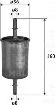AKRON-MALÒ 1520026 - Filtru combustibil allinparts.ro