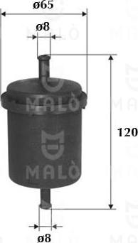 AKRON-MALÒ 1520020 - Filtru combustibil allinparts.ro