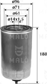 AKRON-MALÒ 1520028 - Filtru combustibil allinparts.ro