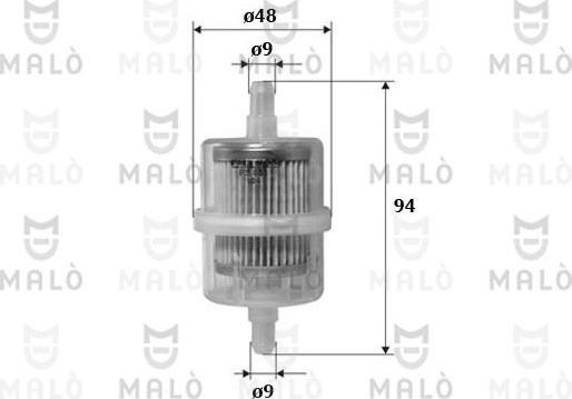 AKRON-MALÒ 1520078 - Filtru combustibil allinparts.ro