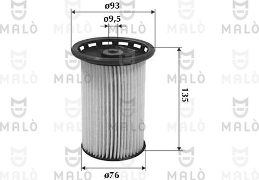 AKRON-MALÒ 1520072 - Filtru combustibil - allinparts.ro