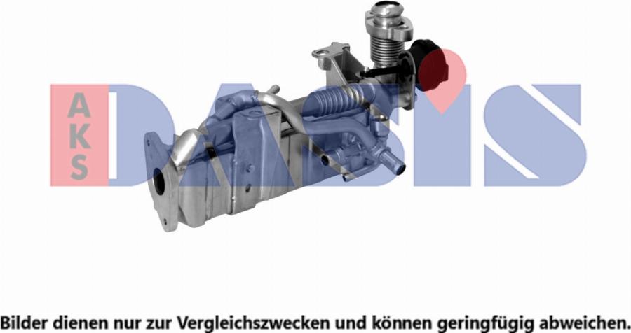 AKS Dasis 055039N - Radiator, recirculare gaze de esapament - allinparts.ro