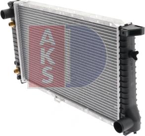 AKS Dasis 050970N - Radiator, racire motor - allinparts.ro