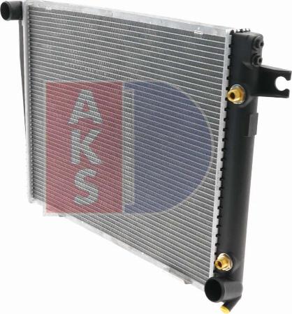 AKS Dasis 050880N - Radiator, racire motor - allinparts.ro