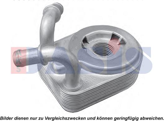 AKS Dasis 086006N - Radiator ulei, ulei motor - allinparts.ro