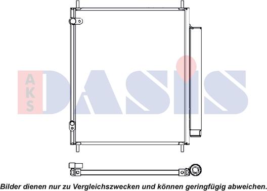 AKS Dasis 142034N - Condensator, climatizare allinparts.ro