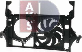 AKS Dasis 188112N - Ventilator, radiator - allinparts.ro