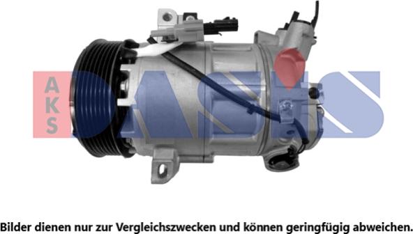AKS Dasis 852949N - Compresor, climatizare allinparts.ro