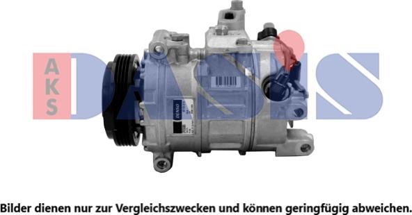 AKS Dasis 852548N - Compresor, climatizare - allinparts.ro