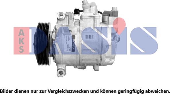 AKS Dasis 852543N - Compresor, climatizare - allinparts.ro