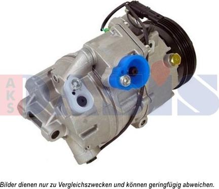 AKS Dasis 852692N - Compresor, climatizare - allinparts.ro
