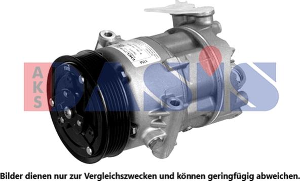 AKS Dasis 852685N - Compresor, climatizare - allinparts.ro