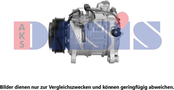 AKS Dasis 852802N - Compresor, climatizare - allinparts.ro
