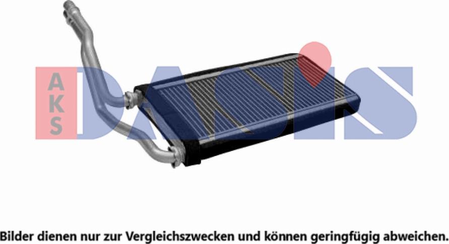 AKS Dasis 279004N - Schimbator caldura, incalzire habitaclu allinparts.ro