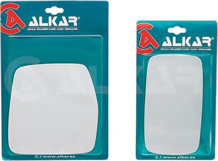 Alkar 9505541 - Sticla oglinda, oglinda retrovizoare exterioara - allinparts.ro