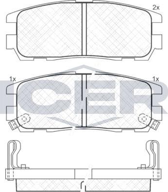 ANDEL 140991 - Set placute frana,frana disc - allinparts.ro