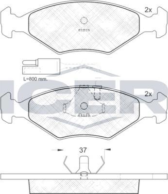 ANDEL 140927 - Set placute frana,frana disc - allinparts.ro