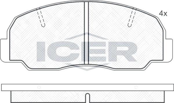 ANDEL 140604 - Set placute frana,frana disc - allinparts.ro
