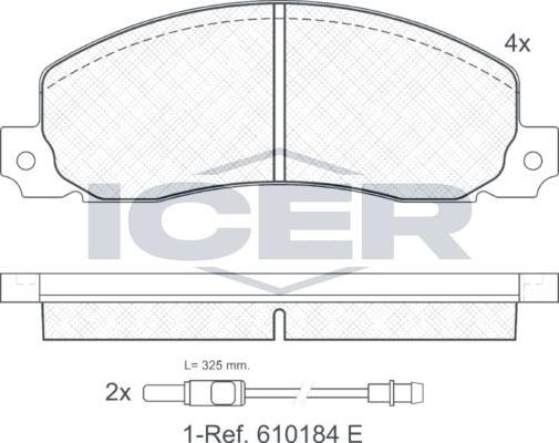 ANDEL 140620 - Set placute frana,frana disc allinparts.ro