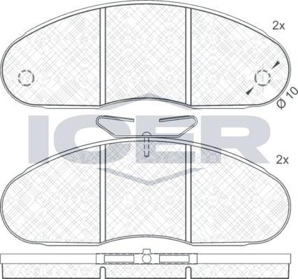 ANDEL 140813 - Set placute frana,frana disc allinparts.ro