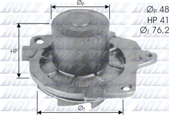 ANDEL 101595 - Pompa apa - allinparts.ro