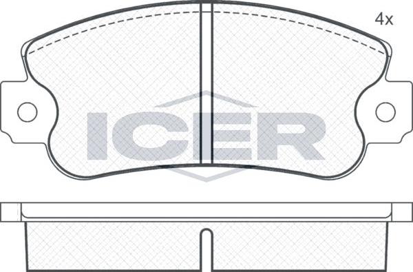 ANDEL 180474 - Set placute frana,frana disc allinparts.ro