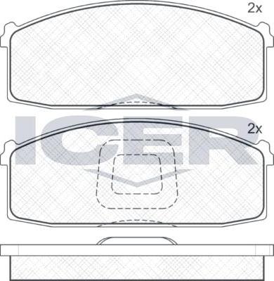 ANDEL 180396 - Set placute frana,frana disc allinparts.ro