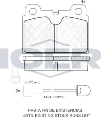 ANDEL 180360 - Set placute frana,frana disc allinparts.ro
