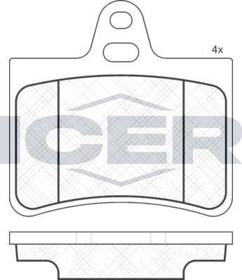 ANDEL 181407 - Set placute frana,frana disc allinparts.ro
