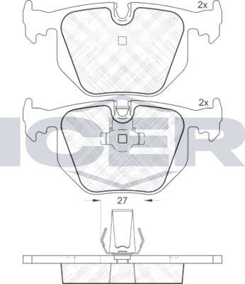 ANDEL 181549 - Set placute frana,frana disc - allinparts.ro