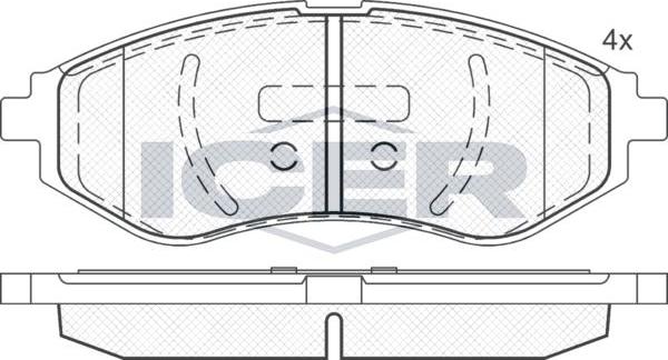 ANDEL 181566 - Set placute frana,frana disc - allinparts.ro