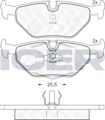 ANDEL 181051 - Set placute frana,frana disc - allinparts.ro