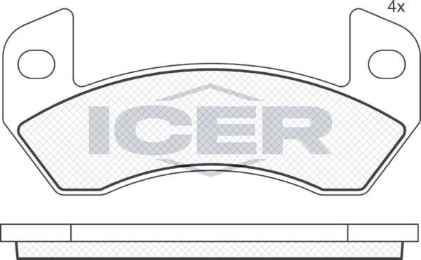 ANDEL 181873 - Set placute frana,frana disc allinparts.ro