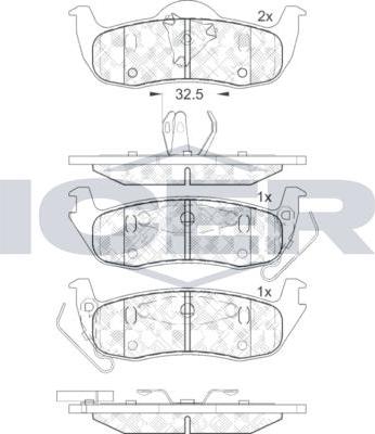 ANDEL 181766 - Set placute frana,frana disc allinparts.ro