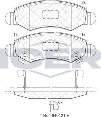 ANDEL 181731 - Set placute frana,frana disc allinparts.ro