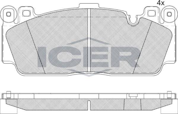 ANDEL 182358 - Set placute frana,frana disc - allinparts.ro