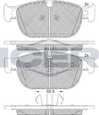 ANDEL 182272 - Set placute frana,frana disc allinparts.ro