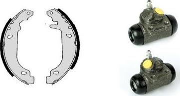 ANDEL A6080 - Set saboti frana - allinparts.ro