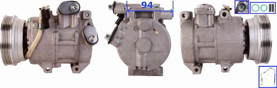 ANDEL ANC0249 - Compresor, climatizare - allinparts.ro